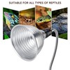 Reptile Heat Lamp Fixture Adjustable Rotate Clamp for Pet Heating