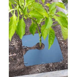 Gardinnovations Plant Slip Square Reusable pre-Cut Weed Blocking Sheets - Pack of 10