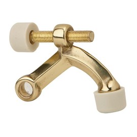 SCHLAGE Ives de Schlage 70A4 - Tope para puerta con pasador de bisagra, Latón brillante