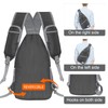ZOMAKE Sling Bag,Small Crossbody Sling Backpack,Water Resistant Shoulder Bag Anti