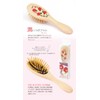 Kurochiku Tsubakido Moisturizing Brush with Barwood Pin Cat Hair Brush