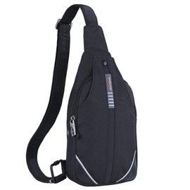 Waterfly Small Crossbody Sling Backpack Anti-Theft Backpack Zippered for Traveling Unisex Chest Shoulder Bag