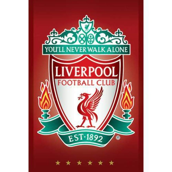 Liverpool FC Crest 866098 Maxi Poster 61 x 91.5 cm Multi-Coloured