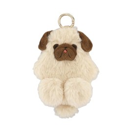 Flower Ring GPO0343-C Bug Mini Charm Pouch (Die Cut Animal Mini Pouch), beige