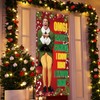 Funny Christmas Banner Happy Xmas Backdrop Sign Funny Winter Xmas