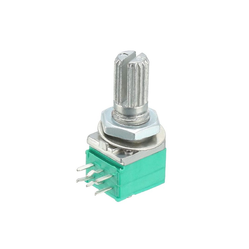 sourcing map RK097G 50K Ohm Variable Resistors Dual Turning Rotary