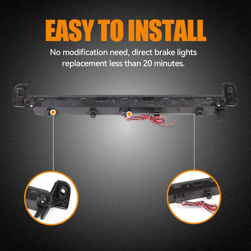 Cxdar Third 3rd Brake Light LED for 2001 2002 2003