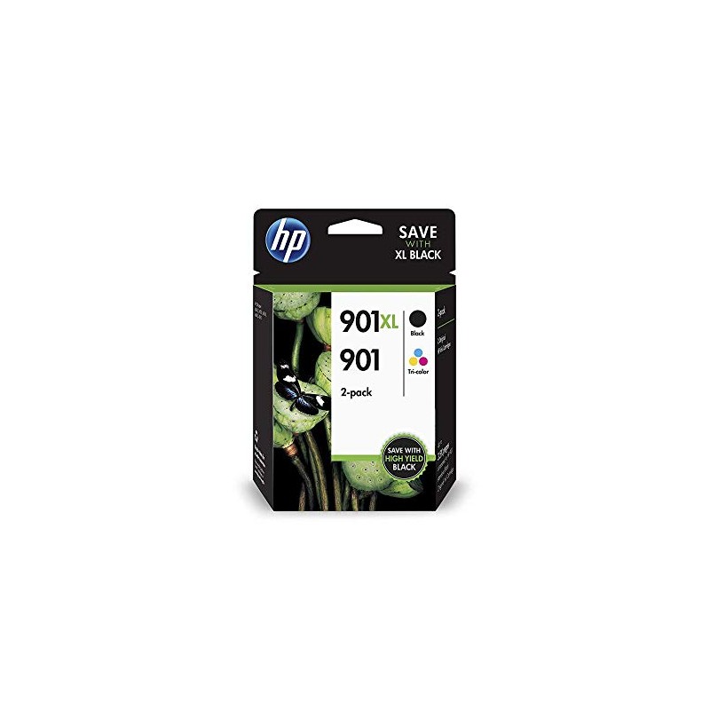 HP 901 Original 2 Printer Cartridges Multipack Blue / Yellow