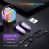 Mini Karaoke Machine, Portable Speaker with 2 Wireless Mini Microphones,