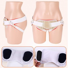 Hernia Belt Truss for Single/Double Inguinal or Sports Hernia, Hernia Support Brace for Men for Women Relief Recovery Strap with 2 Removable Compression Pads Comfortable Material