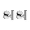 [XMJAS-FURN] Chrome Bathroom Towel Hooks, 304 Stainless Steel Matte, for