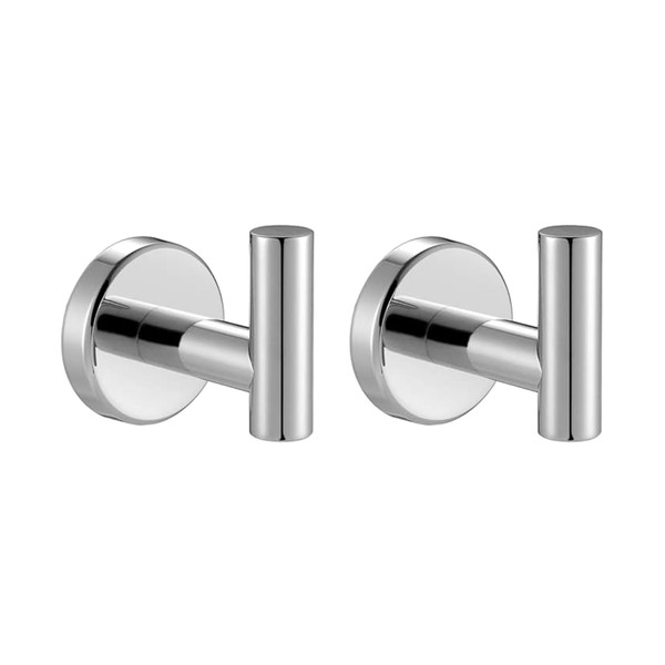 [XMJAS-FURN] Chrome Bathroom Towel Hooks, 304 Stainless Steel Matte, for