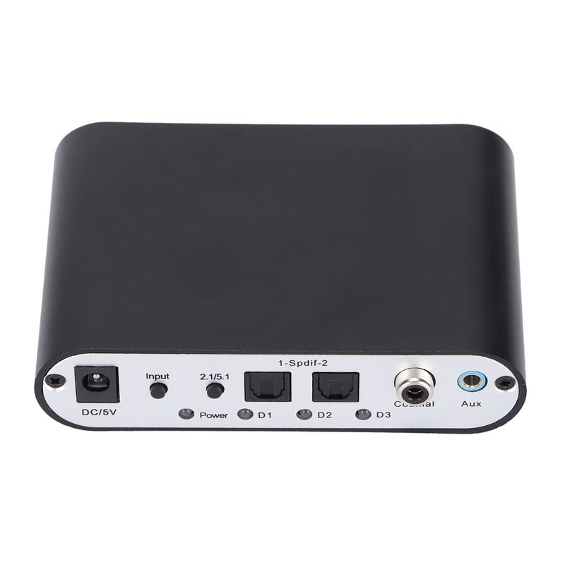 51R Digital Audio Decoder 5.1 Channel to 3.5mm Stereo AUX