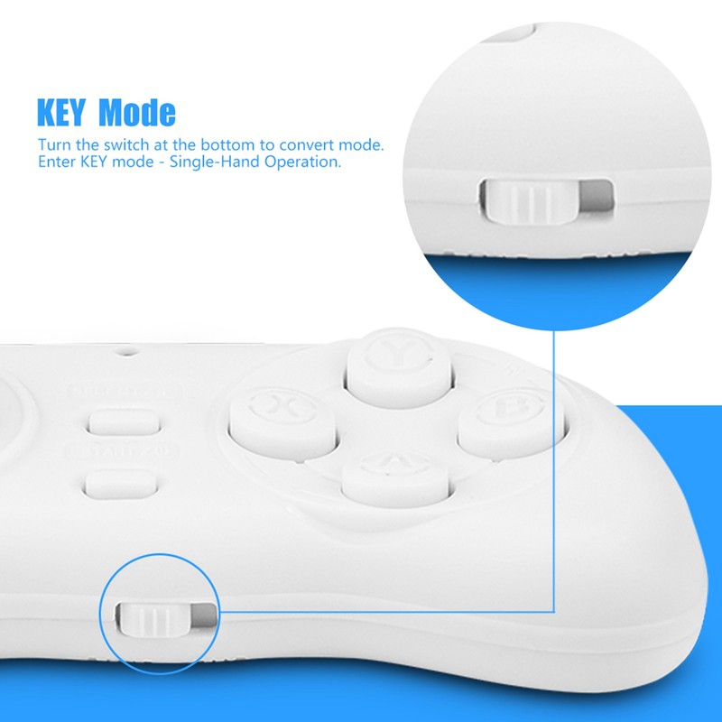 Portable Wireless Bluetooth Game Controller Mini Gamepad Joystick Handle Remote