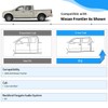 oEdRo Floor Mats Compatible with 2008-2019 Nissan Frontier Crew Cab,