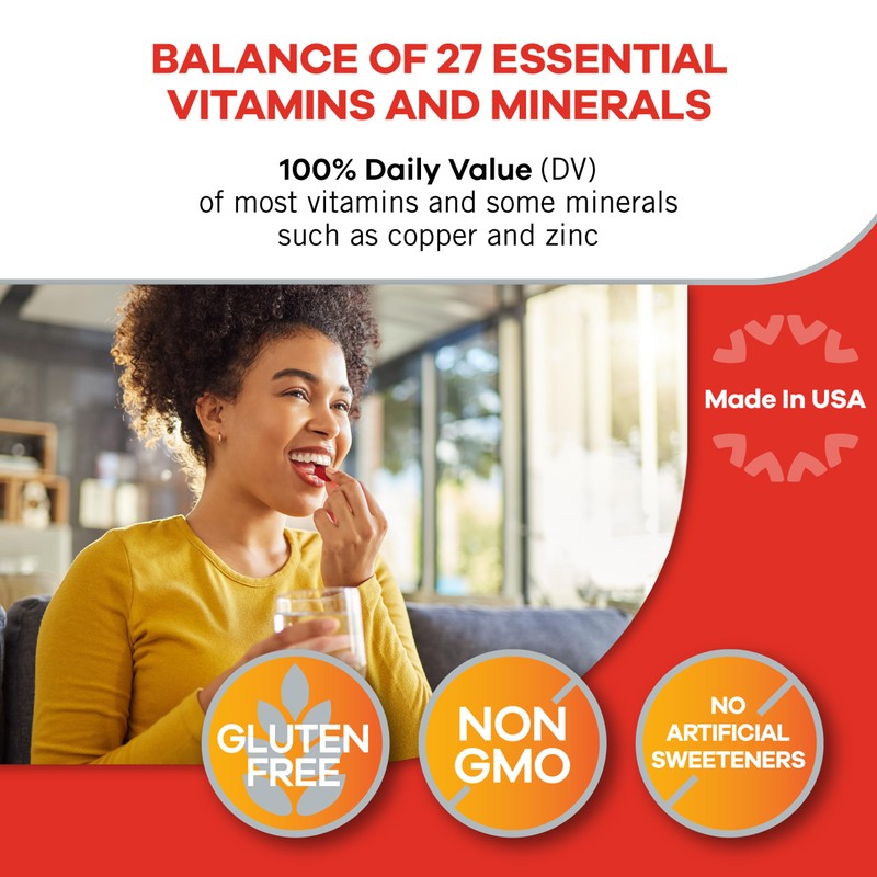 Geritol, Multivitamin Supplement, Contains B-Vitamins, Antioxidants, Vitamins C, E &