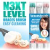 SMILE SAVER 360° * BRACES BRUSH * 3-Sided Toothbrush *