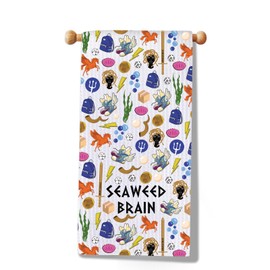 MYSOMY Percy Seaweed Brain The Lightning Thief Towel Seaweed Brain Kitchen Towel Camp Half Blood Themed Towel