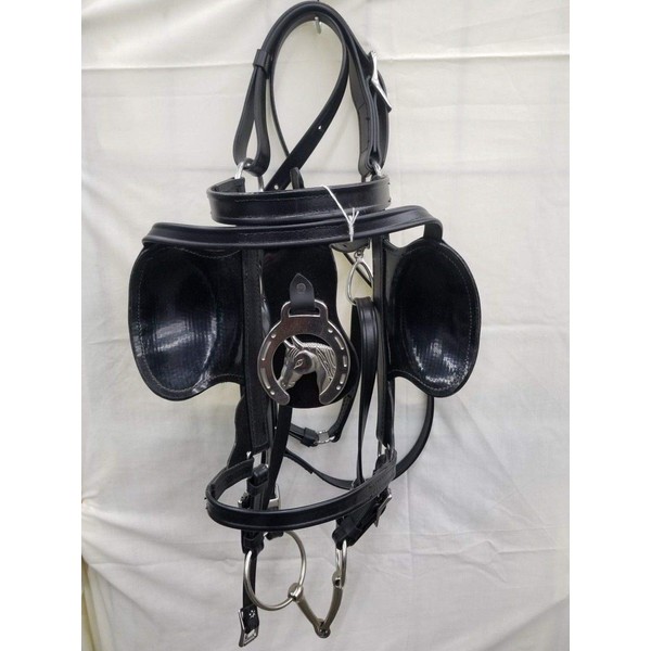 Frontier Equestrian Draft Horse Work Style Driving Bridle