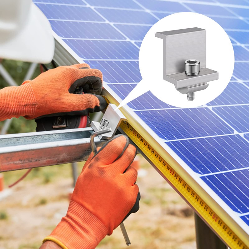 Solar Panel Bracket End Clamp Solar Panel Edge Clamp Brackets