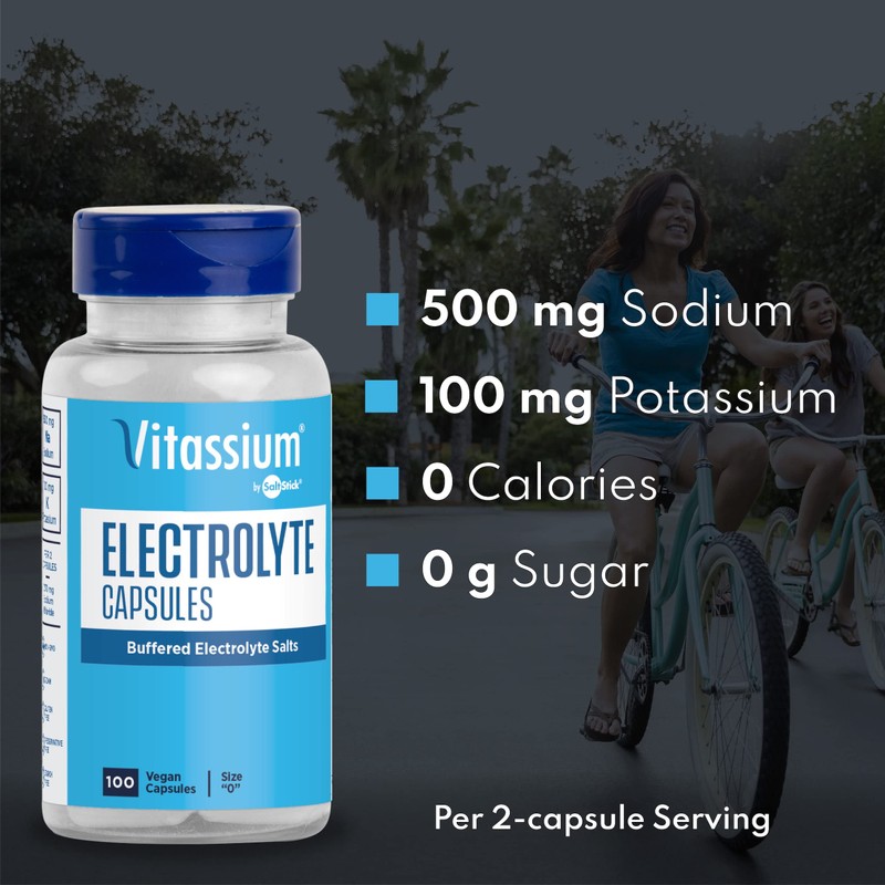 SaltStick Vitassium Buffered Electrolyte Salts 100 Capsules