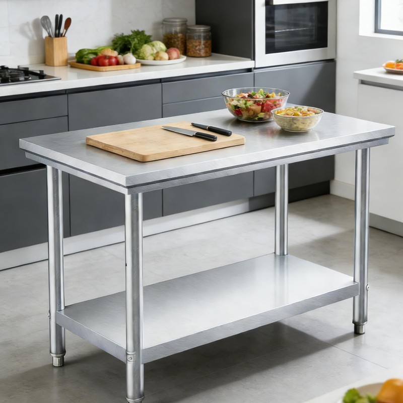 Heavy Duty Workbenches Stainless Steel Prep Table, 40 x 20