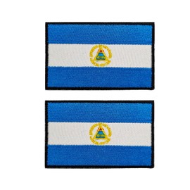 2-Pack El Salvador Flag Embroidered Decorative Badge Patches