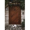 Exterior House Numbers - Door Plate - Enameled Ceramic -