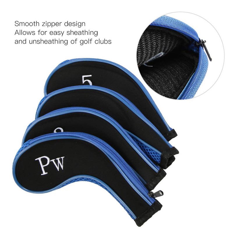 Golf Iron Covers Golf Club Iron Covers Neoprene 10Pcs Neoprene