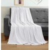 Utopia Bedding Cotton Waffle Blanket 300 GSM (White - 120x120
