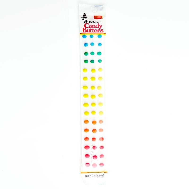 Necco Candy Buttons - .5 oz (1 pack)