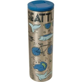 Starbucks Seattle Washington Vacuum Insulated Stainless Steel Traveler Tumbler