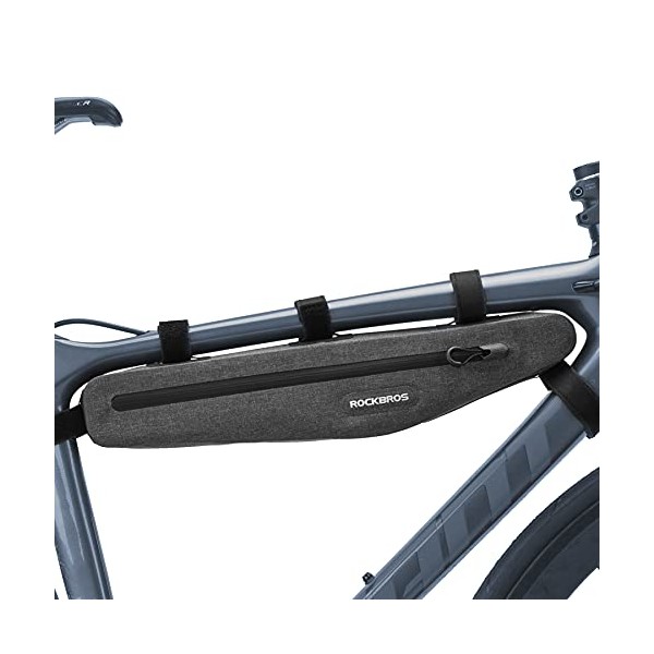 ROCKBROS Bike Frame Bag Bike Triangle Bag Waterproof Bike Top Tube Bag Cycling Pouch 1.5 L Classified Capacity