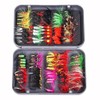ANCLLO 100Pcs Fly Fishing Kit - Dry and Wet Flies