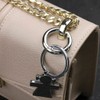 XSAJU Round Carabiner Key Ring Silver Ring Hook 10pcs Alloy