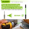 TLEEP 3.5" Long 1/4" Hex Head Allen Wrench Drill Bits,