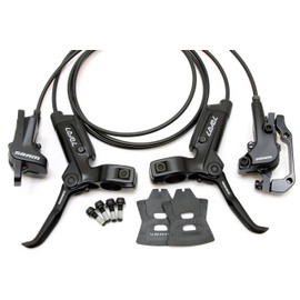 Slam (SRAM) High Performance Hydraulic Disc Brake LEVEL No Rotor Black Front and Rear Set Model Number DB-LVL-A1 Bleeding (Lubricated and Air Released)