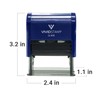 All Quality Ordered (w Date line) Self-Inking Rubber Stamp (Black