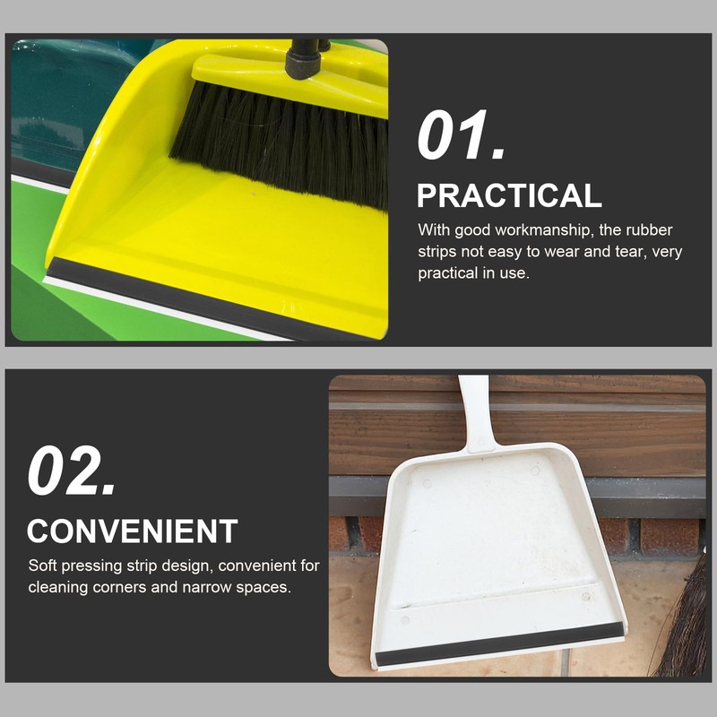 DOITOOL Pack of 4 Repair Dustpan Seal Pump Dustpan Replacement