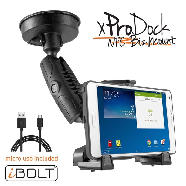 iBOLT xProDock NFC Bizmount - Phone Holder/Mount with Heavy Duty