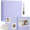 Remowith DIY Scrapbook Photo Album Thick Kraft Blank Paper Memory