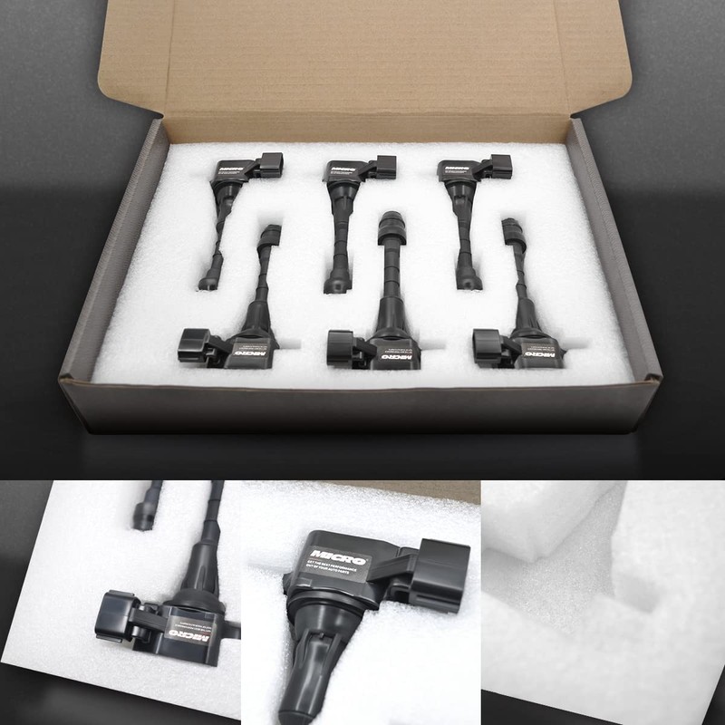 Micro Set of 6 Ignition Coils Pack Compatible with 2003-2009