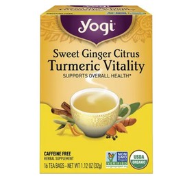 Yogi Sweet Ginger Citrus Turmeric Vitality 16 Tea Bags