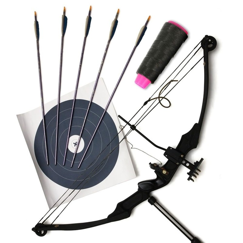 DONGKER Bowstring Making Thread,120m Impact Resistant Recurve Bowstring Material for