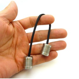 BEGLERI SIX2FIVE - STAINLESS STEEL - HAND MACHINED EDC GREEK WORRY FIDGET BEADS - MADE IN THE USA - GIFTS FOR MEN