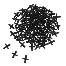 BESPORTBLE 100pcs Drip Line Connectors Barbed Couplings for Tubing Drip Irrigation Hose Connectors Easy Install Irrigation System Fittings Male Hose for Garden