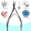 Cbiumpro 5 Pack Cuticle Trimmer Set with Pusher Cutter Clipper