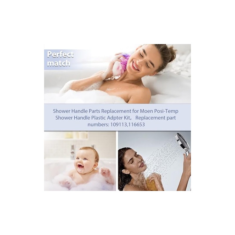 109113 Shower Handle Replacement Parts for Moen Posi-Temp Shower Handle