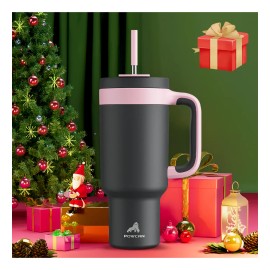 Powcan Vaso Térmico De Acero Inoxidable Con Calor/frí 40oz