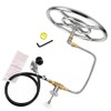 Duheri 12-inch LP Propane Gas Fire Pit Burner Ring Installation